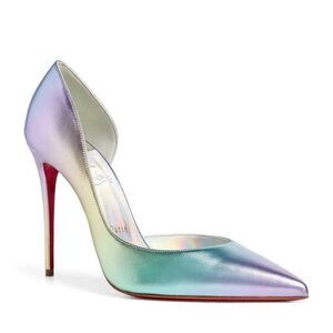 Christian Louboutin NEW Irizia Iridescent Stiletto Iriza Heels Sz 8.5/9